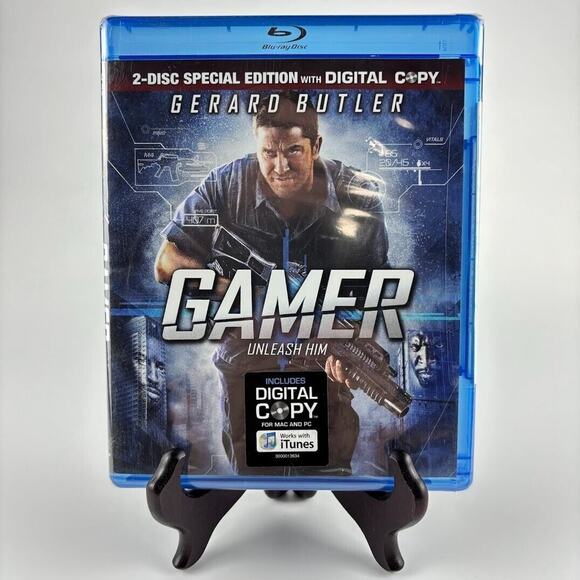 Gamer (Blu-ray/Digital, 2009, R) 2-Disc Special Edition Gerard Butler SEALED - Picture 1 of 3